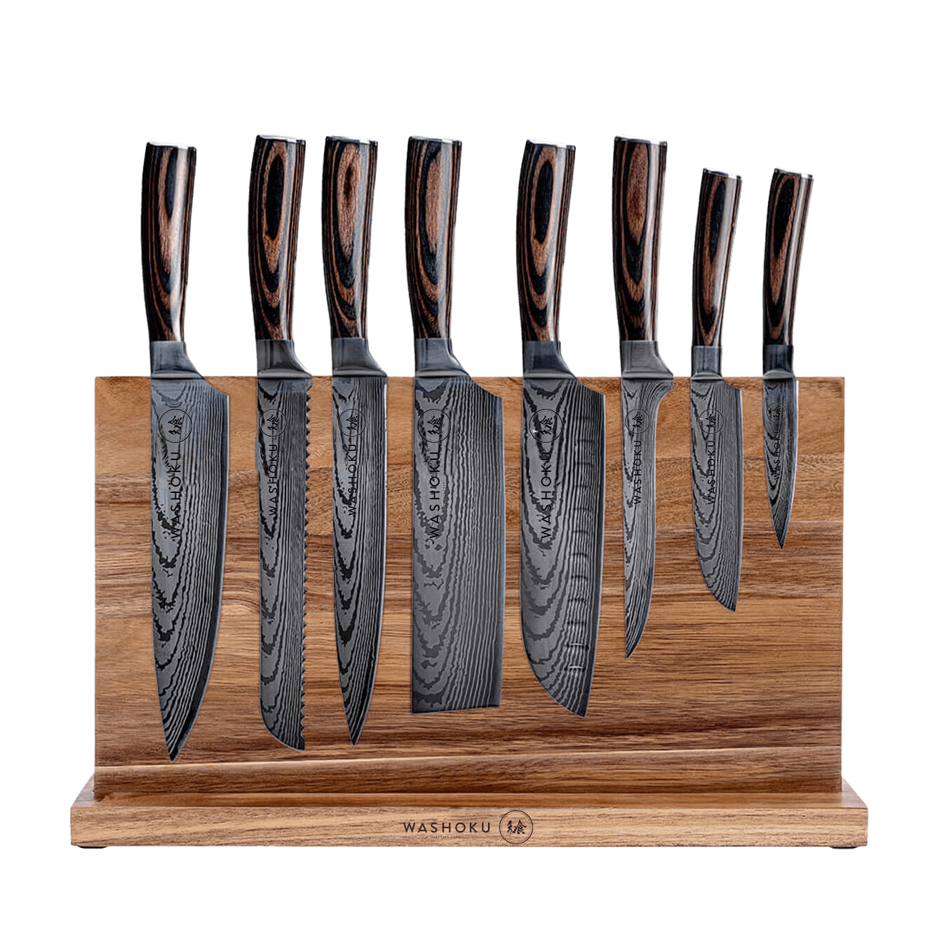 Washoku 8pcs Knifeset and Knifeblock