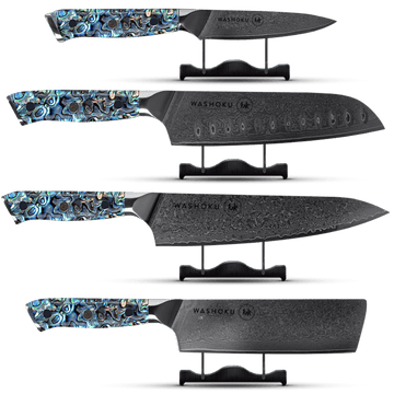 Washoku Sheru Damascus Knives